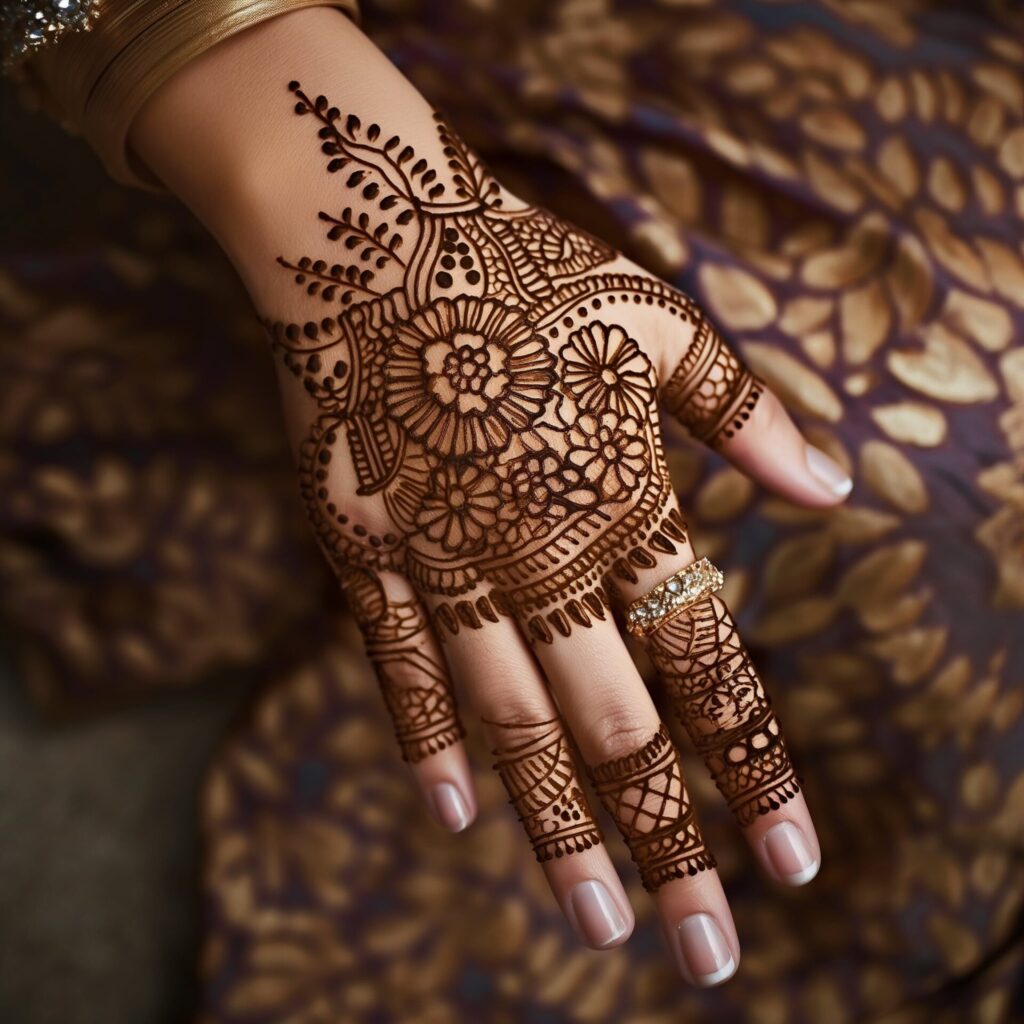 Pakistani Arabic Mehndi design by Sudhir Shivaram on Mehndi World