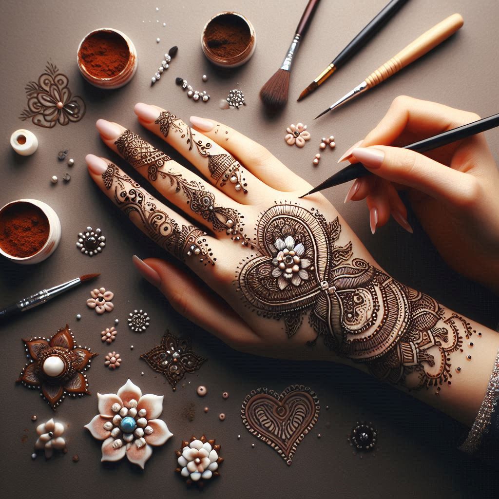 How to design beautiful and simple Mehndi for beginners