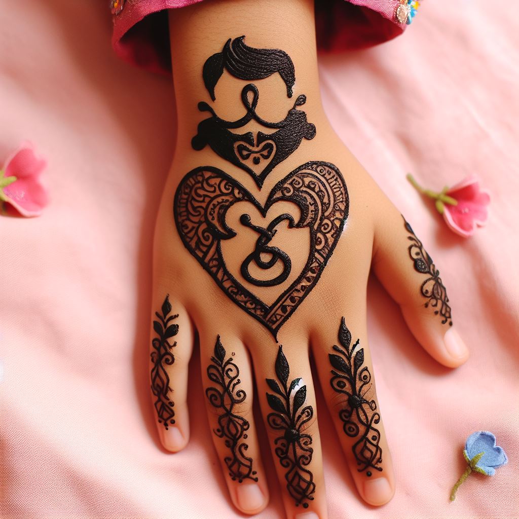 Easy Mehndi Design for Kids by Karnesh Sharma on Mehndi World