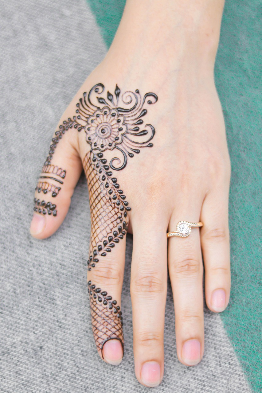 2. Popular Styles of Back Hand Mehndi Design 2022