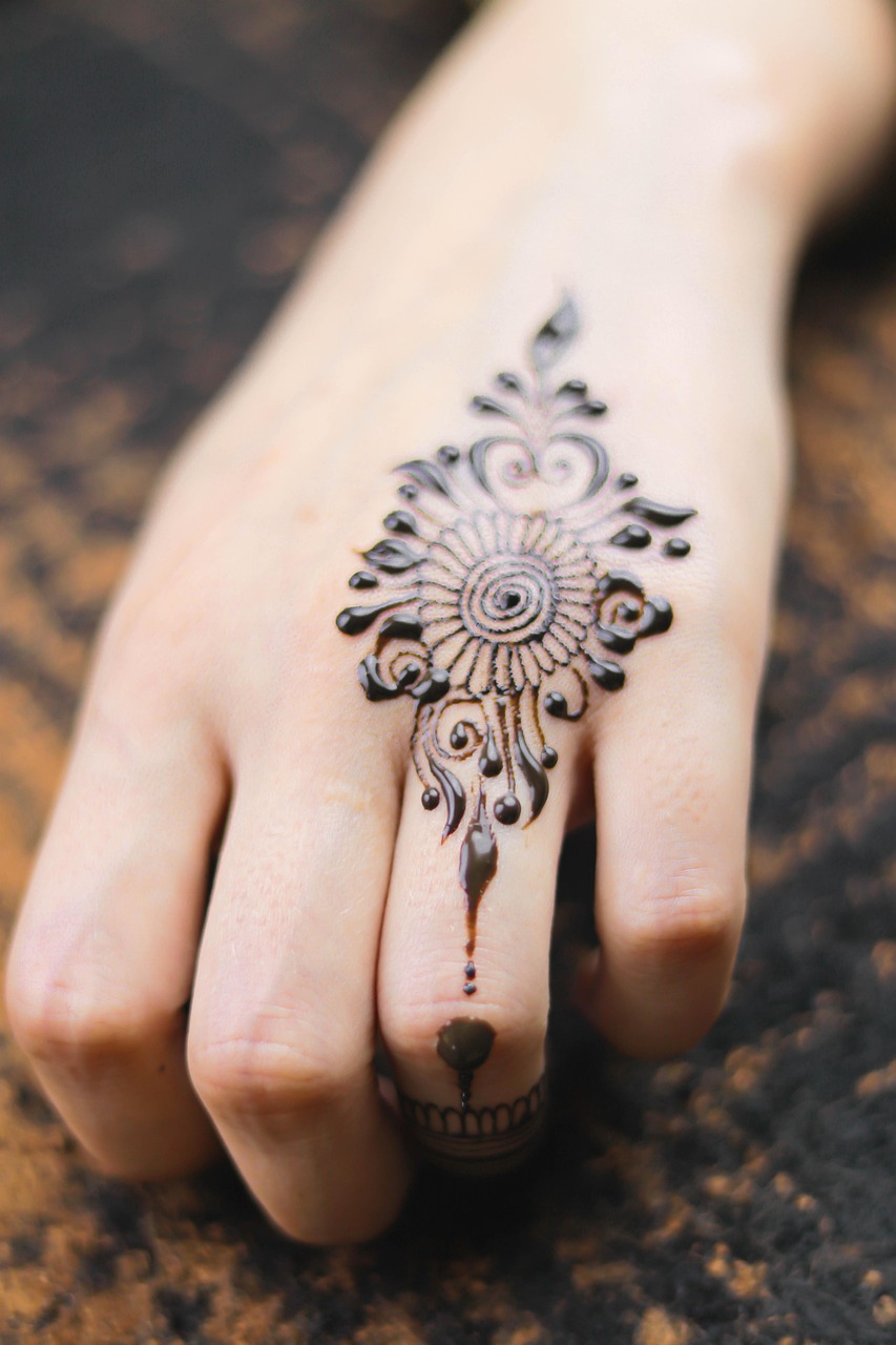 Key Aspect of Arabic Left Hand Mehndi Design
